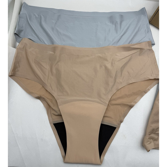 Period Underwear For Women Seamless Bikini Regular Absorbency Leakproof 4pcs-2XL - Picture 3 of 16